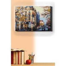 WebStyle Sayılarla Boyama Seti Kasnaklı Sonbahar Şehri 40 x 50 cm