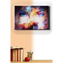 WebStyle Sayılarla Boyama Seti Kasnaklı Gizemli Bakış 60 x 75 cm