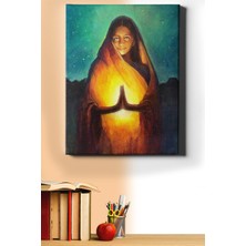 WebStyle Sayılarla Boyama Seti Kasnaklı Aydınlanma 50 x 65 cm