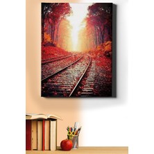 WebStyle Sayılarla Boyama Seti Kasnaklı Sonbaharda Yolculuk 40 x 50 cm