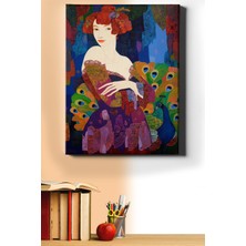 WebStyle Sayılarla Boyama Seti Kasnaklı Güzel Kadın 60 x 75 cm