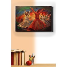 WebStyle Sayılarla Boyama Seti Kasnaklı Semazenler 1 40 x 50 cm