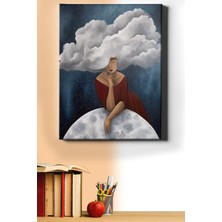 WebStyle Sayılarla Boyama Seti Kasnaklı Bulut Kadın 60 x 75 cm