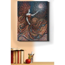 WebStyle Sayılarla Boyama Seti Kasnaklı Renkli Tanrıça 60 x 75 cm