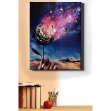 WebStyle Sayılarla Boyama Seti Kasnaklı Gül ve Evren 50 x 65 cm