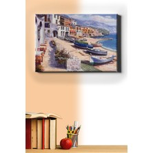 WebStyle Sayılarla Boyama Seti Kasnaklı Ege Sahili 40 x 50 cm