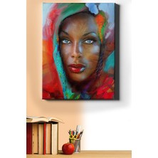 WebStyle Sayılarla Boyama Seti Kasnaklı Mavi Bakışlar 40 x 50 cm