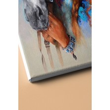WebStyle Köylü Güzeli Sayılarla Boyama Seti Kasnaklı 40 x 50 cm