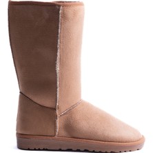 Enodia Rox Uzun Taba Süet Içi Kürklü Bot