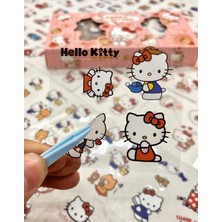 Kağıt Gemi Sanrio Karakter Hello Kitty 20 Yaprak Pet Sticker 20 Yaprak Kağıt Sticker