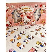 Kağıt Gemi Sanrio Karakter Hello Kitty 20 Yaprak Pet Sticker 20 Yaprak Kağıt Sticker