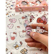 Kağıt Gemi Sanrio Karakter Hello Kitty 20 Yaprak Pet Sticker 20 Yaprak Kağıt Sticker