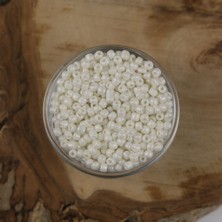 Prestij Boncuk Abc Kum Boncuk Kırık Beyaz 4 mm 500 Gram 6/0 - 964