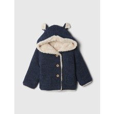 Gap Bebek Mavi Cozy Ayıcık Detaylı Hırka