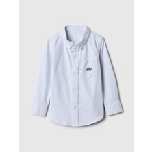 Gap Erkek Bebek Açık Mavi Gap Logo Oxford Gömlek