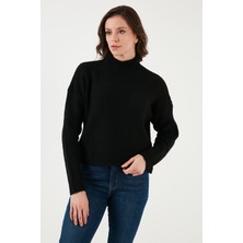 Fashion Friends Slim Fit Dik Yaka Kazak Kadın Kazak 24K0116K1