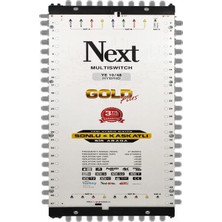 Uydu Santral 10/48 Sonlu Kaskatli Multiswitch Hibrit (Adaptör Dahil) Next Byr  [byrtek]