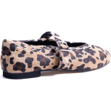 Enodia Tassel Leopar Taş Detaylı Babet