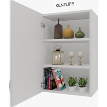 Kenzlife mutfak dolabı irem  090.060.32 byz 2 raflı kapaklı  ofis banyo kiler evrak kitaplık