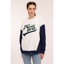 Lumberjack Wl Lauren 16GF953 4pr Ekru Kadın Sweatshirt