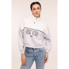 Kinetix Wl Alanıs 16BT139 4pr Grı Kadın Sweatshirt