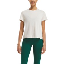 Reebok Actıv Coll Rbk-Chıll+Drea Bej Kadın Kısa Kol T-Shirt