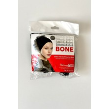 Fırfırlı Kaymaz Bone, Silikonlu Fırfırlı Kaymayan Bone, Penye Pamuk Bone, Dikişsiz Bone, Siyah Bone