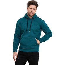 Yakamor Erkek Kolu Lastikli Kapşonlu Sweat