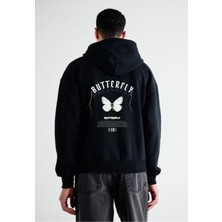 Baskılı Kapşonlu Sweatshirt Fm1.7sa