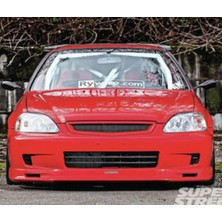 Om Goto Garaj Honda Civic Mugen Ön Ek Mat Siyah Plastik Karlık 1999-2001