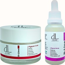 D-Line Pigment Kerem ve Serum, Cilt Tonunu Eşitleyen ikili avantaj Paketi, Arbutin, Kafein Ve Panthenol İle Aydınlık Ve Canlı Bir Cilt