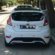 Om Goto Garaj Ford Fiesta Mk6 St Difüzör Parlak Siyah Plastik Arka Difizör