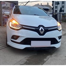 Om Goto Garaj Renault Clio 4 Makyajsız Ön Ek Mat Siyah Plastik Karlık