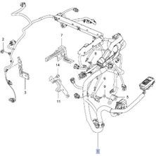 Walburg Chevrolet Cruze Motor Tesisatı Manuel Komple Gm