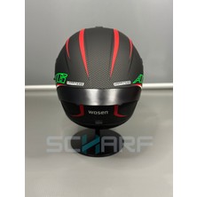 Wosen WS-202 Güneş Vizörlü Çene Açılır Kask