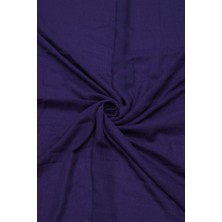 Five Scarf Ipek Pamuk Şal - Yüzde Yüz Pamuk Şal - Organik Şal - Ipek Şal - Doğal Organik Şal - Mor Renk Şal