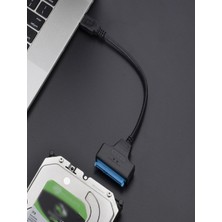 Soylu Elektronik USB To Sata USB 3.0 To Sata 22PIN 2,5 Inç Adaptör HDD SSD Harici Sabit Disk Dönüştürücü Kablo