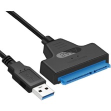 Soylu Elektronik USB To Sata USB 3.0 To Sata 22PIN 2,5 Inç Adaptör HDD SSD Harici Sabit Disk Dönüştürücü Kablo