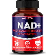 Aumeto Nad+ Nicotinamide Riboside With Resveratrol Quercetin - Cellular Energy Repair Vitality 90 Capsul