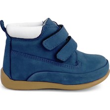 Hakiki Deri Kot Nubuk Beyaz Erkek Bebek Bot