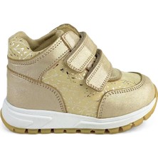 Cici Bebe Deri Dore Desenli Kız Bebek Bot