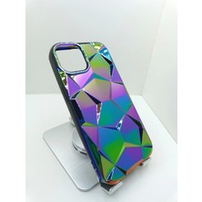 Lucek Cases Apple iPhone 13 Uyumlu Baklava Elmas Desen Darbe Korumalı Parlayan Kılıf