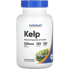 Nutricost Kelp 325 mcg Natural Source OfIodine 120 Capsul