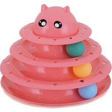 Ttt  3 Katlı Kedi Oyuncağı Turntable Cat Toy