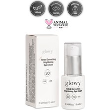 Glowy Göz Altını Aydınlatan, Kapatıcı ve SPF30 İçeren Renkli Göz Kremi (Y) 15ml