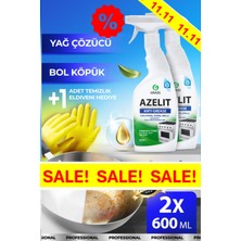 Grass Azelit Ultra Anında Etki Mutfak Kir ve Yağ Çözücü Sprey 600ml x2