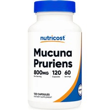 Nutricost Dopa Mucuna Pruriens 800 mg 120 Capsules