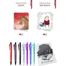 Mor Benekli ve Sarıtay 2'li Set + Hediyeli