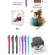 Gazete Fİsıltıları ve Mor Benekli 2'li Set + Hediyeli