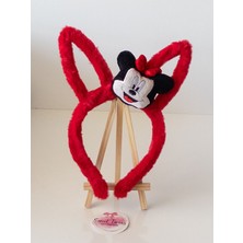 Sweet Twins Accessories Minnie Tavşan Kulaklı Çocuk Tacı Peluş Taç